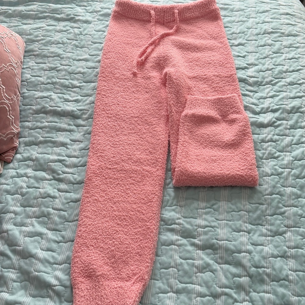 Pleshy Cozy Pink Joggers